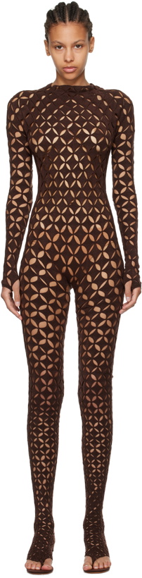 Photo: Isa Boulder Brown Argyle Centauri Jumpsuit