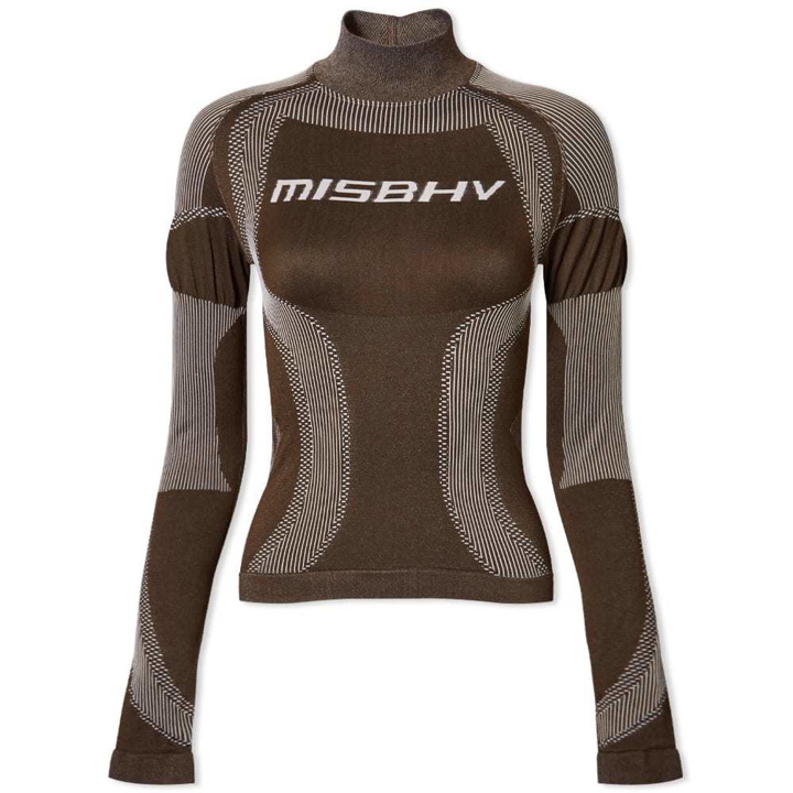 Photo: MISBHV Long Sleeve Fitted Active Logo Top