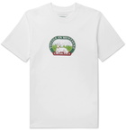 Casablanca - Logo-Print Cotton-Jersey T-Shirt - White