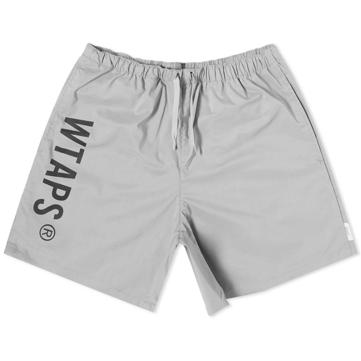 Photo: WTAPS Men's 07 Logo Nylon Shorts in Grey