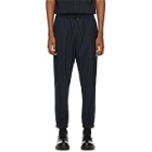 3.1 Phillip Lim Navy and White Wool Pinstripe Cargo Pants