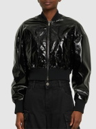 FERRARI - Grosgrain Leather Bomber Jacket