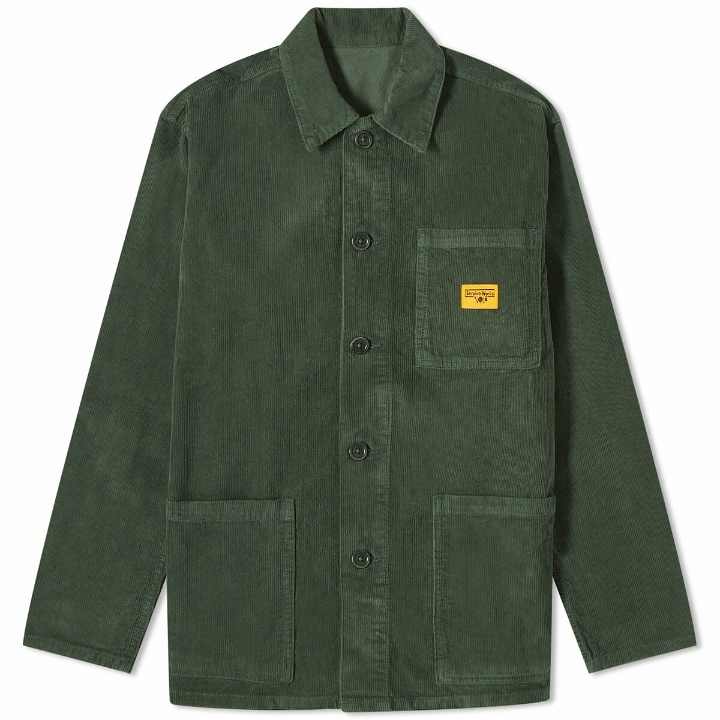 Photo: Service Works Men's Corduroy Coverall Jacket in Forest