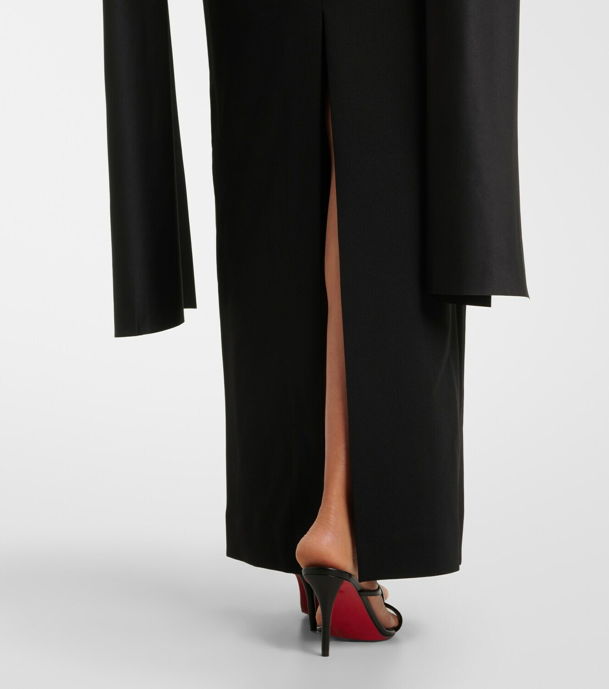 Solace London Annie scarf-detail gown