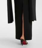 Solace London Annie scarf-detail gown
