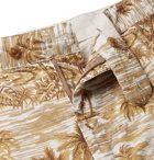 Engineered Garments - Sunset Pleated Printed Cotton Shorts - Beige