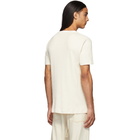 Lanvin White and Off-White Panel Babar NY T-Shirt