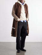 Jacquemus - Logo-Appliquéd Fringed Woven Scarf - Brown