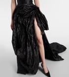 Maticevski Candescence asymmetric bustier gown