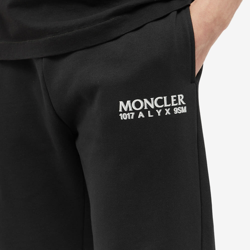 Moncler Men's Genius x 1017 ALYX 9SM Logo Sweat Pant in Black Moncler