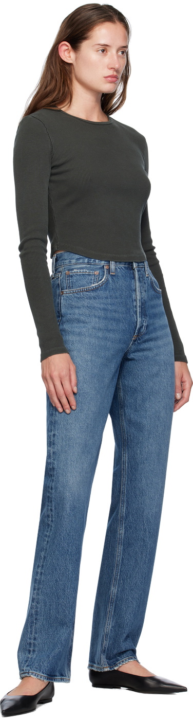 Agolde - Kelly Ripped Faded Jean