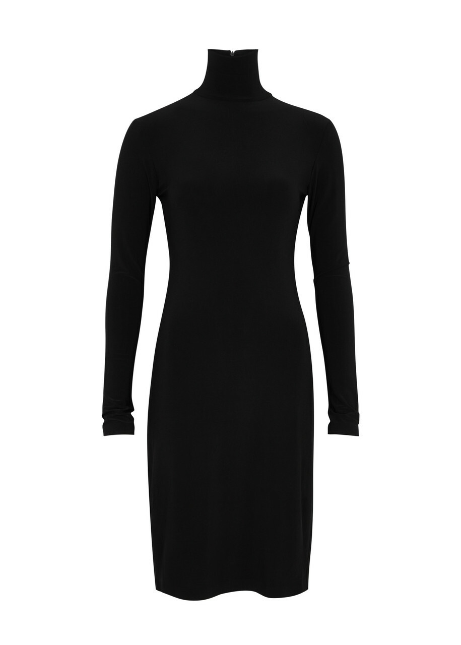 Norma Kamali Stretch-jersey Dress Black