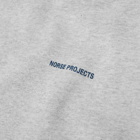 Norse Projects Men's Vagn NP Logo Hoody - END. Exclusive in Light Grey Melange