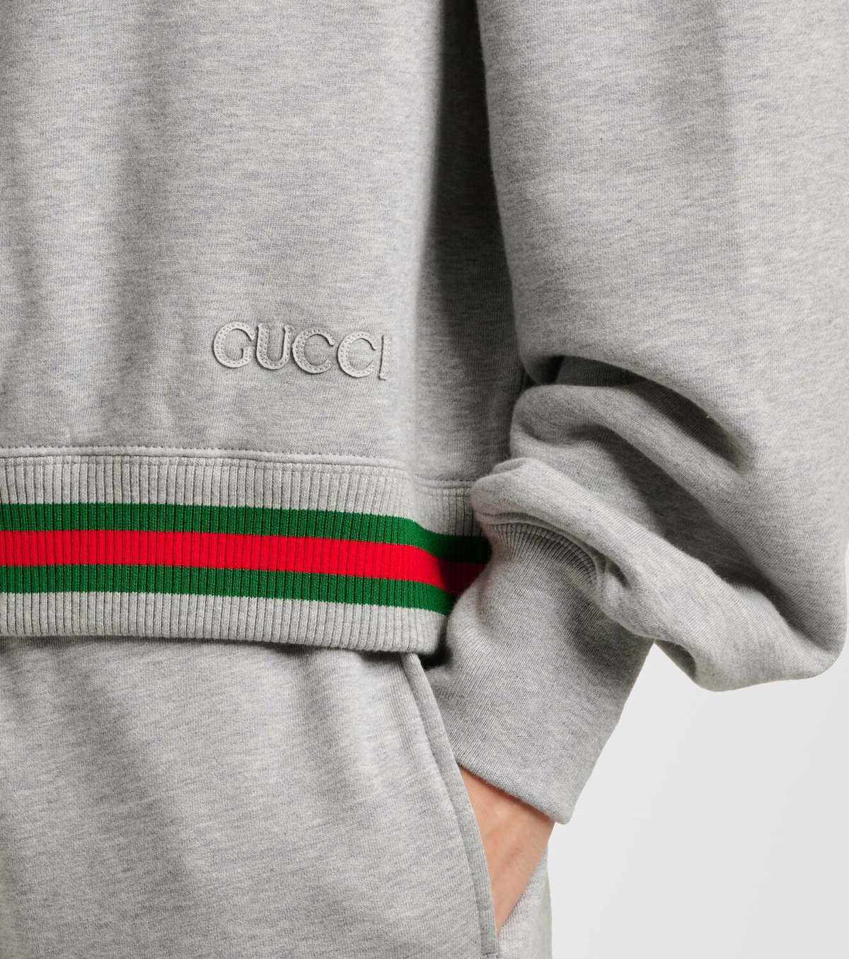 Gucci Web cotton jersey sweatshirt