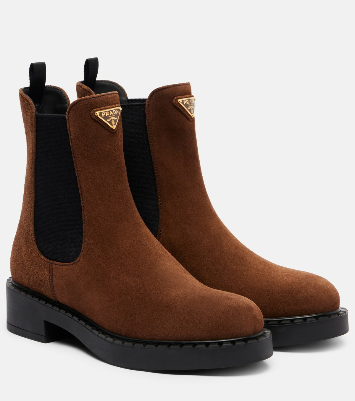 Prada Suede Chelsea boots