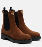 Prada Suede Chelsea boots