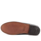 Bass Weejuns Women's Penny Loafer in Dark Green Leather