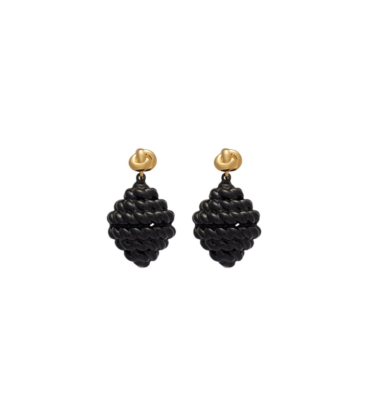 Photo: Toteme Rope gold-plated enamel drop earrings