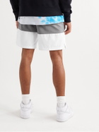 Nike - Sportswear Logo-Appliquéd Colour-Block Shell Shorts - Gray