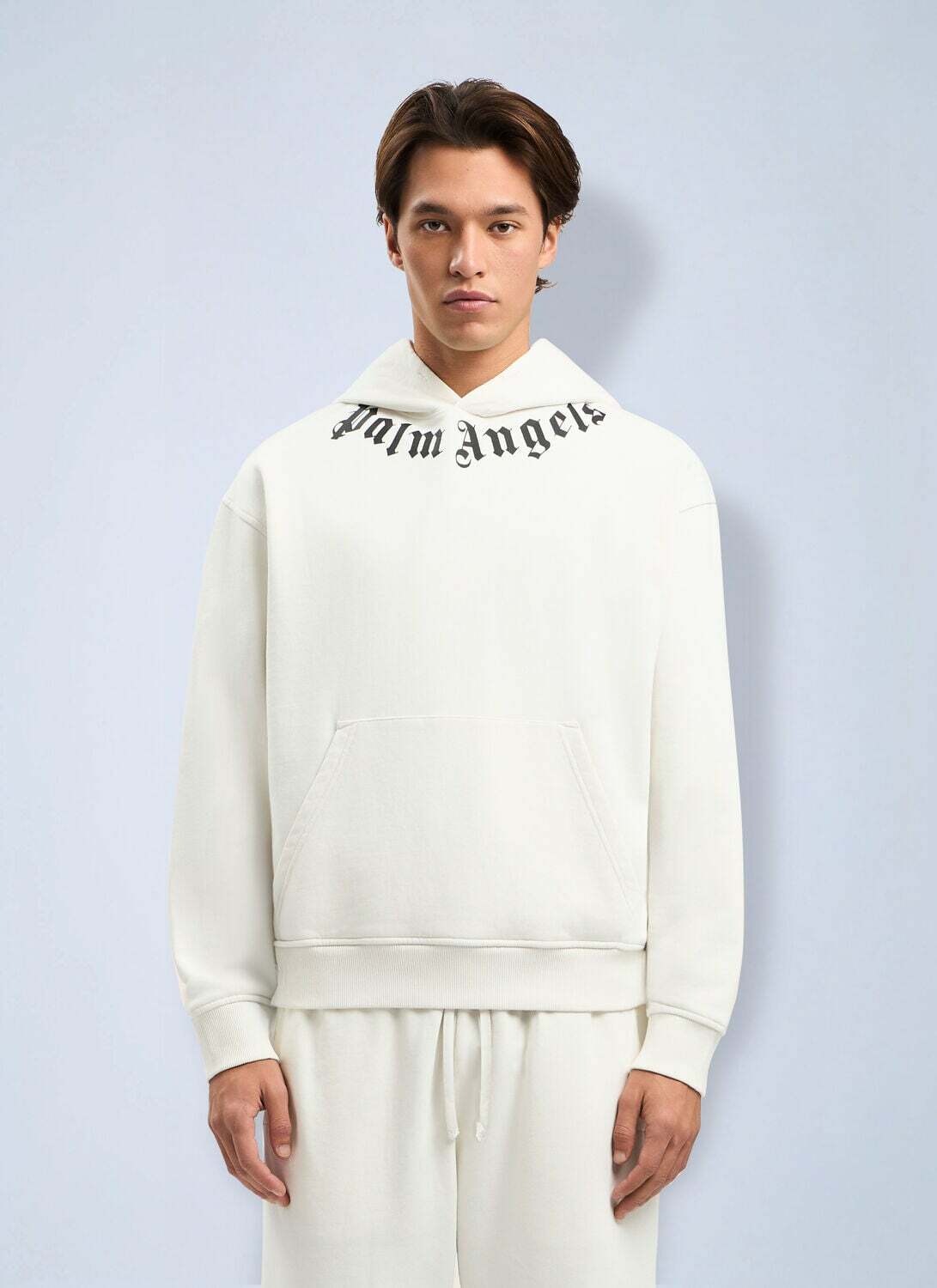 Palm Angels Neck Logo Hoodie