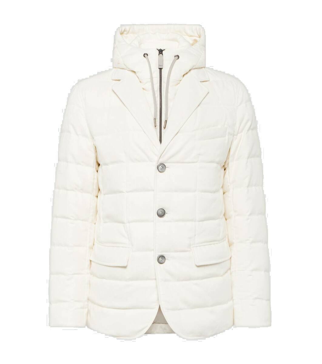 Photo: Herno Silk and cashmere down jacket