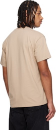 Givenchy Beige 'GIVENCHY Paris' Gros Grain T-shirt
