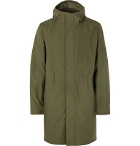 Norse Projects - Elias Cambric Cotton Hooded Parka With Detachable Fleece Liner - Green