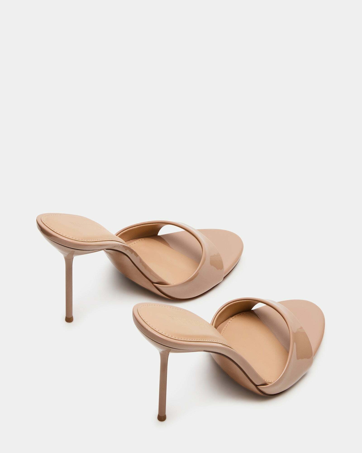 Steve Madden Davina Heels in Tan Patent