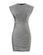 Maje Womens Mini dress in Silver