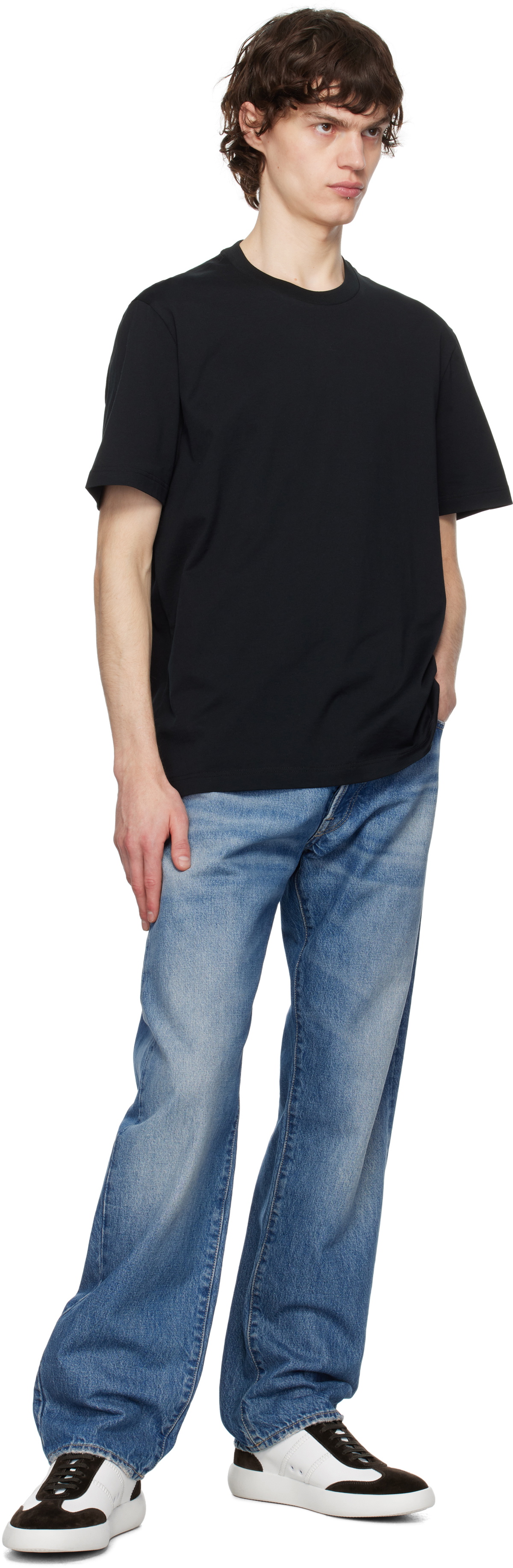 Brioni Black Crewneck T-shirt