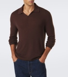 The Row Ripley cashmere polo sweater