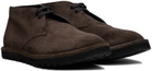 Dries Van Noten Brown Suede Desert Boots