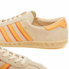 Adidas Hamburg 24 Sneakers in Crystal Sand/Hazy Orange/Collegiate Orange