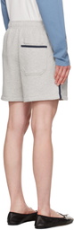 Bode Gray Crew Sweat Shorts
