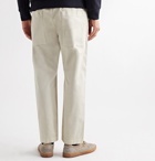 Barena - Cotton-Blend Twill Drawstring Trousers - Neutrals