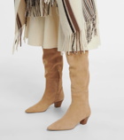 Aquazzura Gainsbourg 45 suede over-the-knee boots