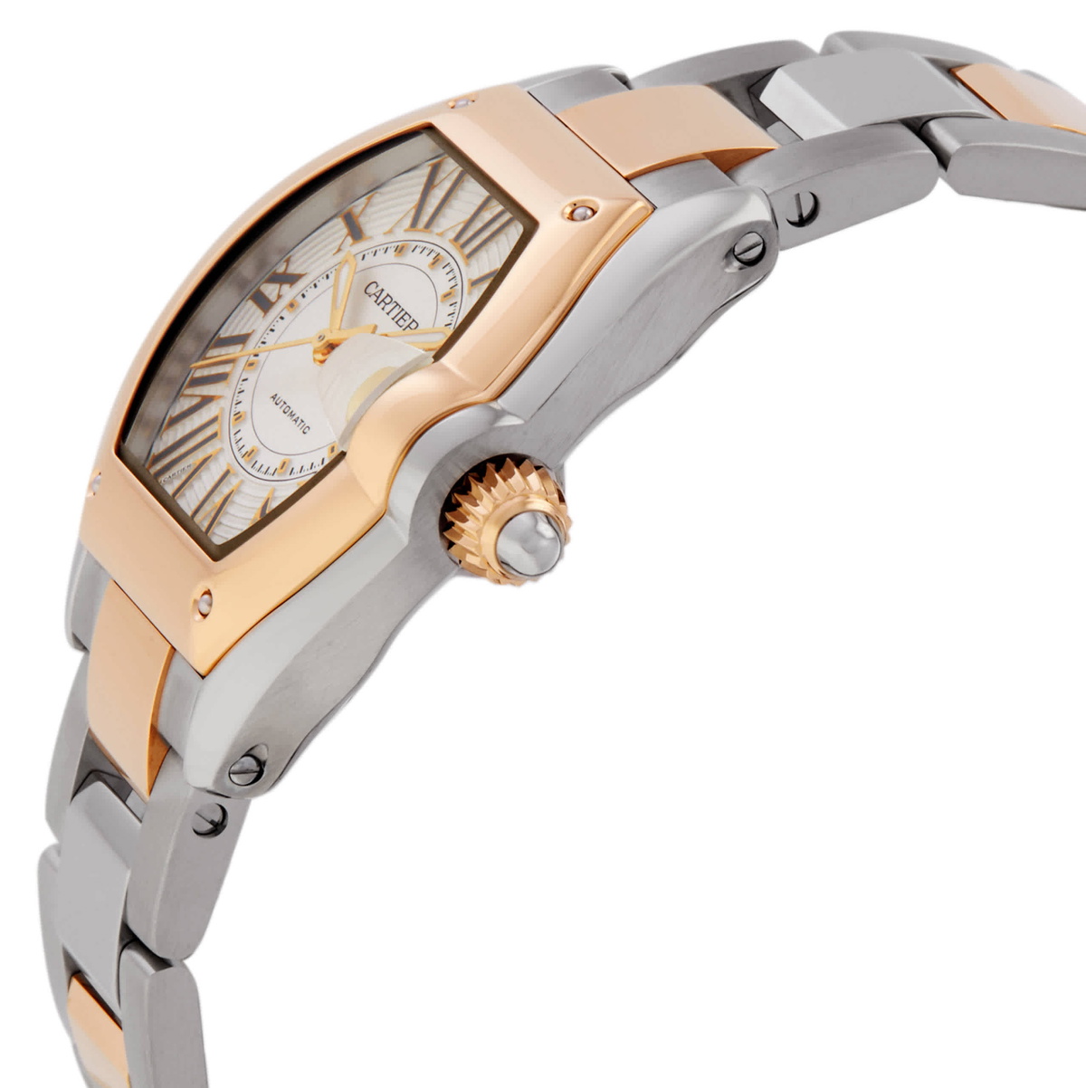 Cartier Roadster Medium Automatic White Dial Watch W2RD0009