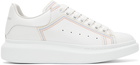 Alexander McQueen White Embroidered Oversized Sneakers