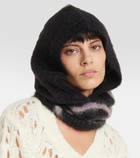 Vivienne Westwood Intarsia mohair-blend hood