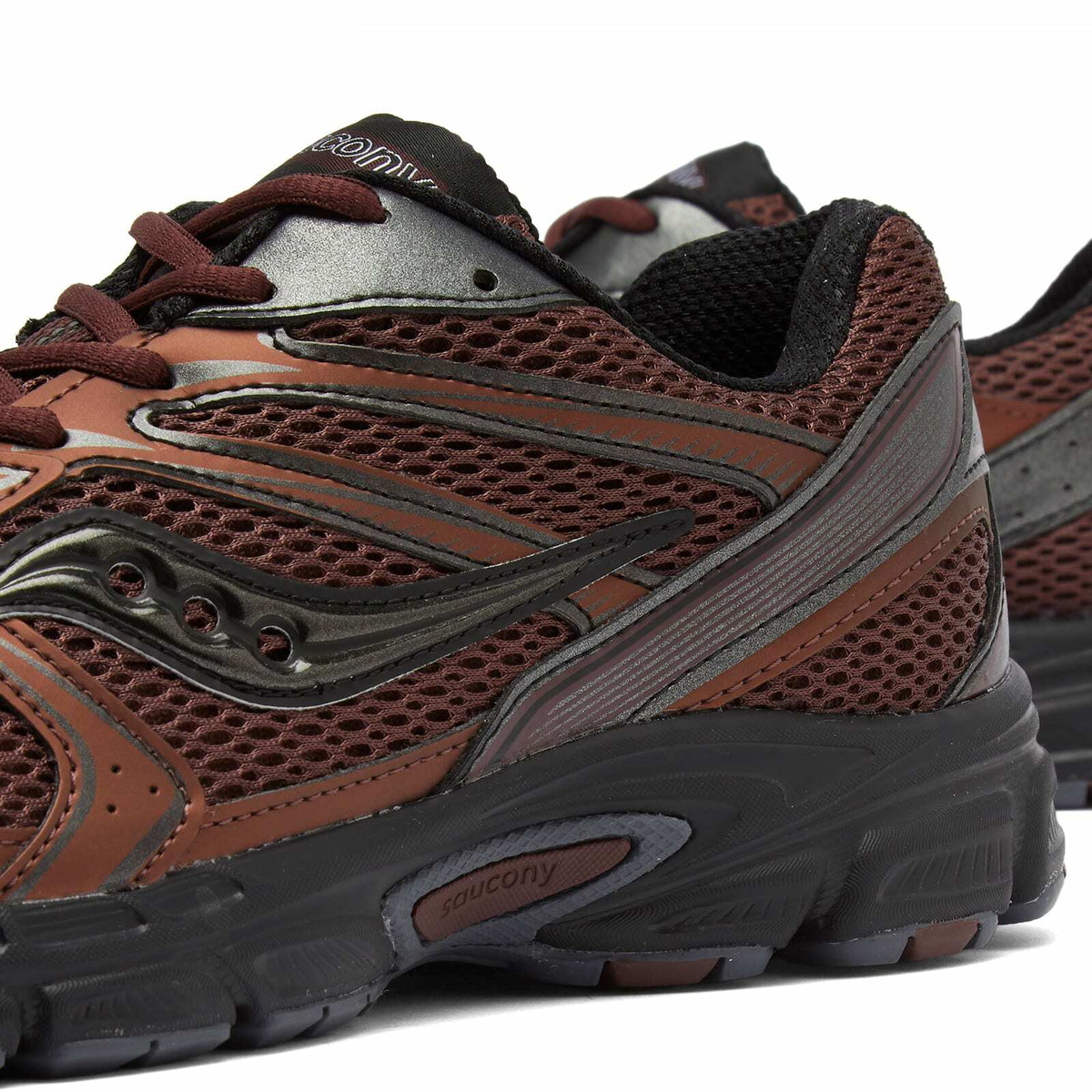 Saucony Ride Millennium in Brown/Metallic