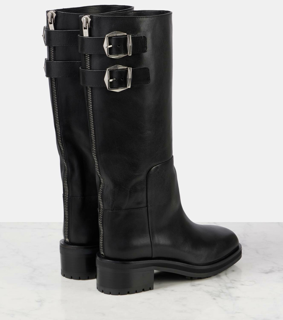 Jimmy Choo Brooklyn Kb 50 leather knee-high boots Jimmy Choo