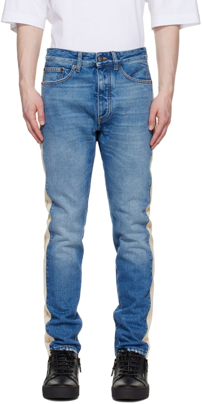 Photo: Palm Angels Blue Track Jeans