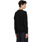 GmbH Black Wool Zodiac Sweater