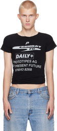 Prototypes Black Twisted T-shirt