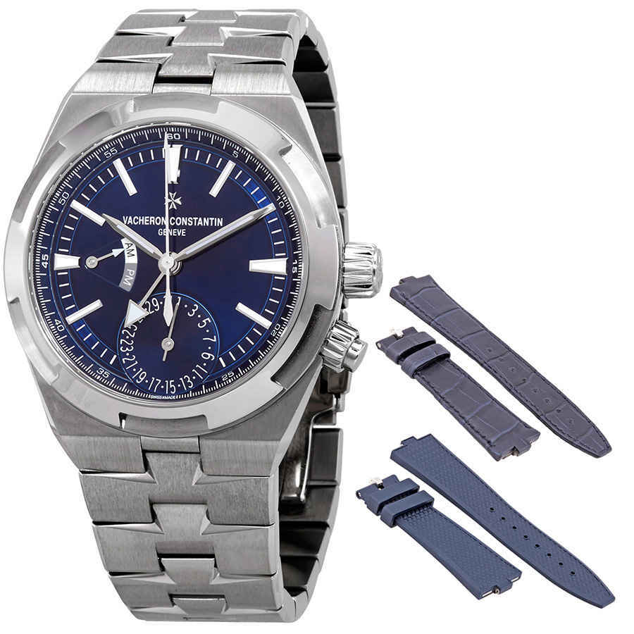Vacheron Constantin Overseas Blue Dial Automatic Mens Dual Time Watch 7900V/110A-B334
