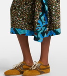 Dries Van Noten Sole printed midi skirt