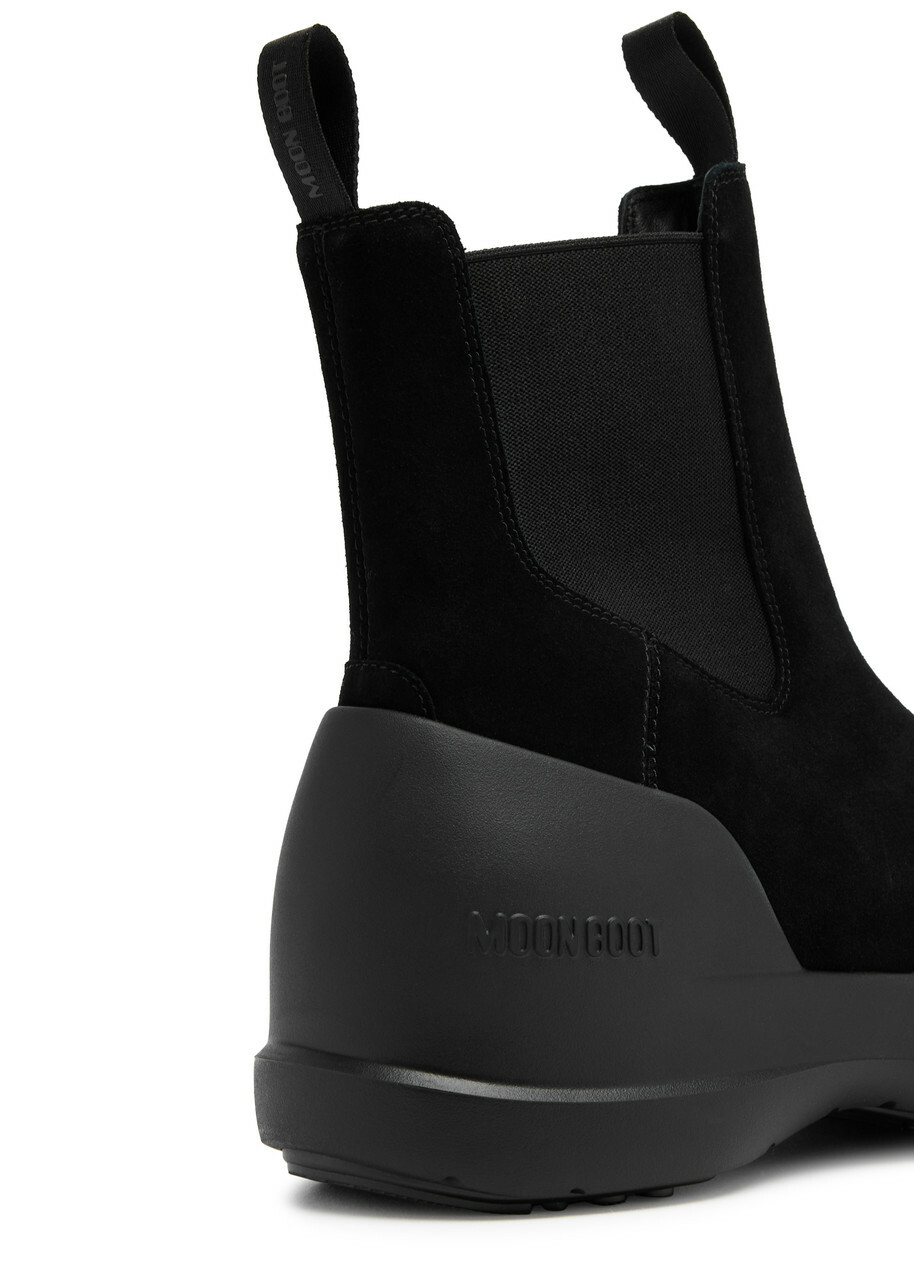 MOON BOOTムーンブーツLuna Suede Chelsea Bootsブーツ Moon Boot Luna Suede Chelsea Boots Black Moon Boot