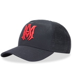 AMIRI MA Trucker Hat in Black/Red
