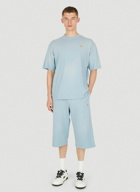 Bermuda Track Shorts in Light Blue