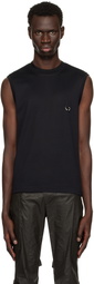 Mugler Black Pierced Tank Top